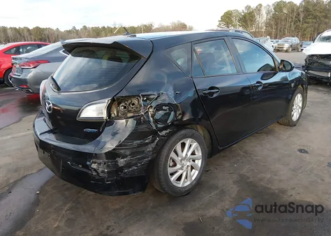 2012 Mazda Mazda3 I Grand Touring из США, поврежденный, VIN JM1BL1M7XC1629485